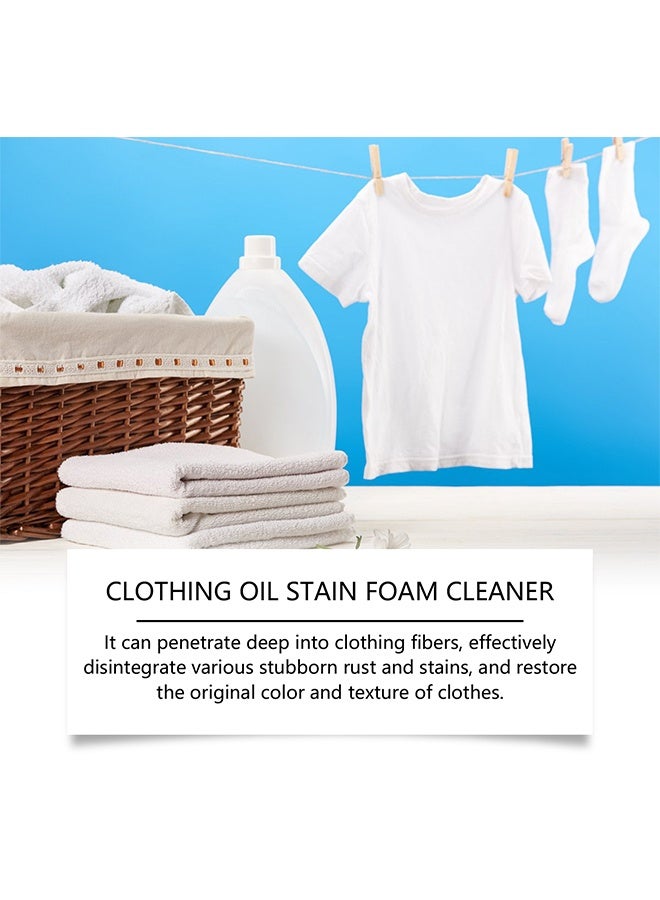 Jaysuing Clothing Oil Stain Foam Cleaner - Removes Stubborn Stains - Leaves Fragrance to Clean Laundry - For Treating Leftover Laundry Stains from Food, Oil, Sauce, Coffee, etc - Powerful Stain Remover Foam Cleaner 100ML - Image 2